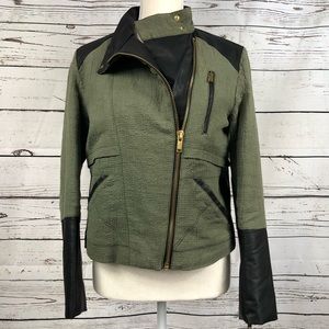 {Zara Basic} Moto Zipper Jacket